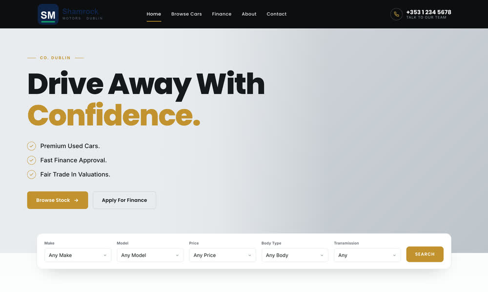 Light dealer website theme